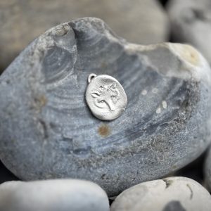 Fox Wax Seal Pendant | Holly Clover Jewellery | Handmade Silver Jewellery | Silversmith | Cambridge UK