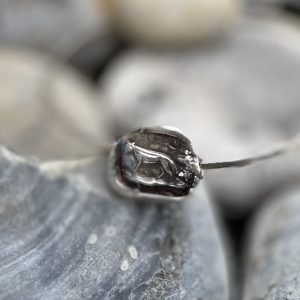 Running Fox Wax Seal Pendant | Holly Clover Jewellery | Handmade Silver Jewellery | Silversmith | Cambridge UK