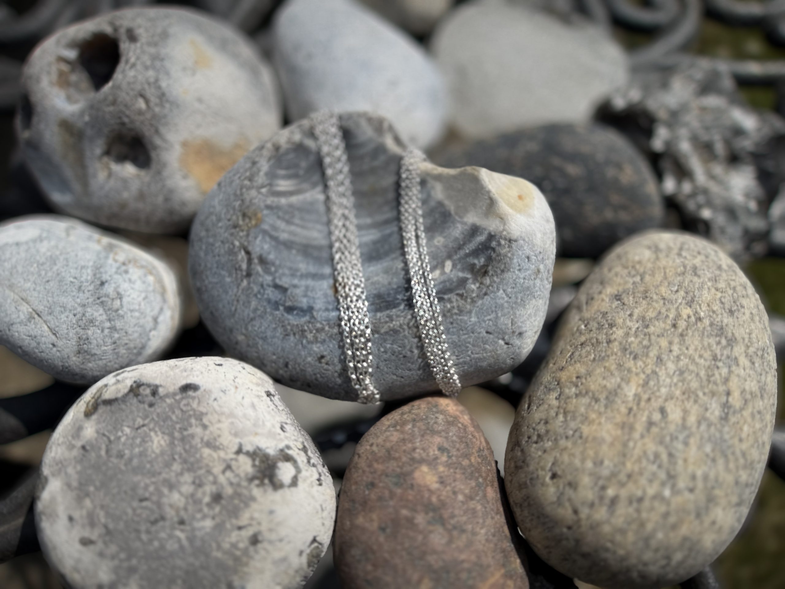 Sterling Silver Belcher Chain | Holly Clover Jewellery | Handmade Silver Jewellery | Silversmith | Cambridge UK