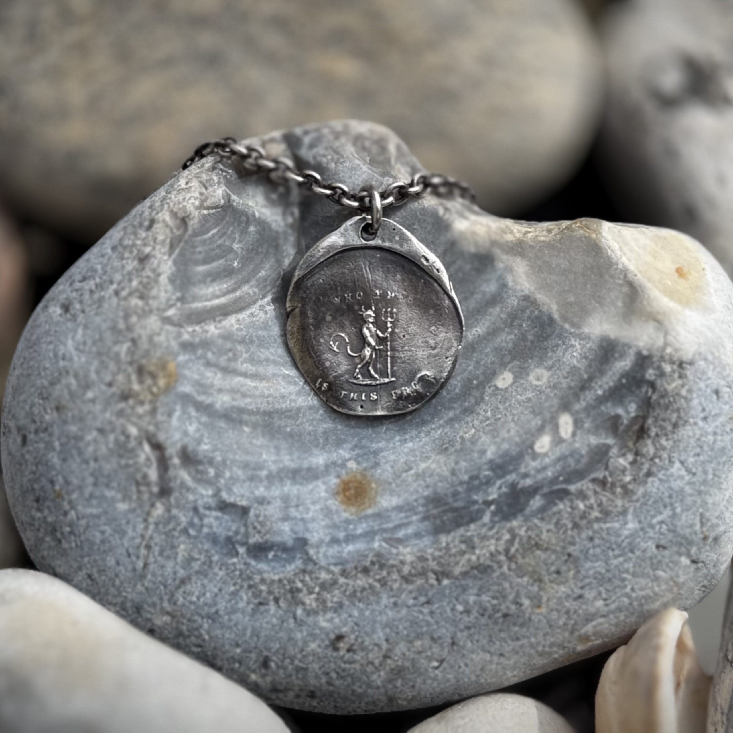 Who the Devil is this From Wax Seal Pendant - Image 3
