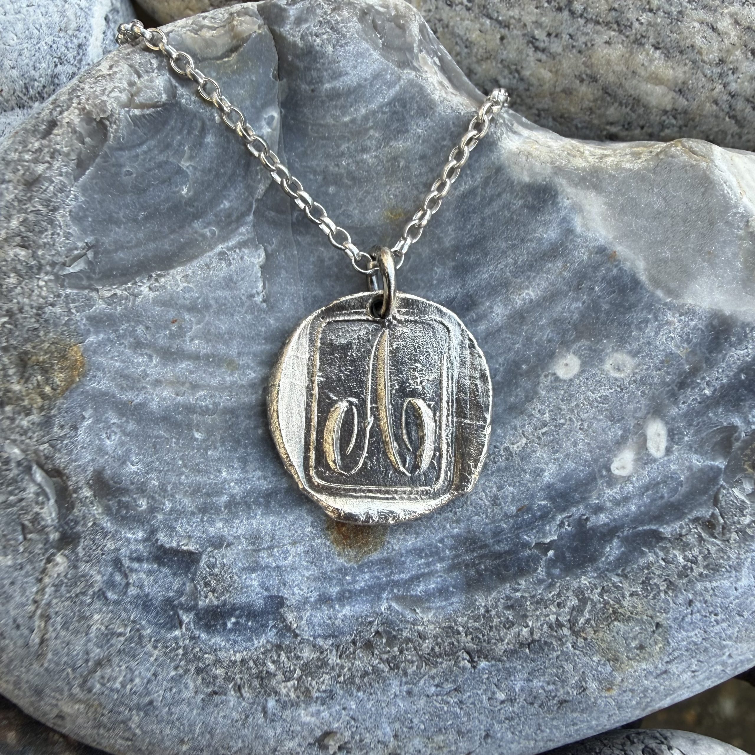 A initial Wax Seal Pendant Made to Order - Image 3