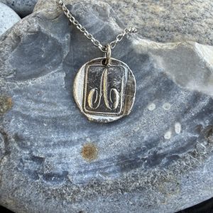 A initial Wax Seal Pendant