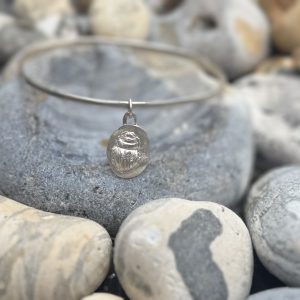Scarab Wax Seal Charm Bangle