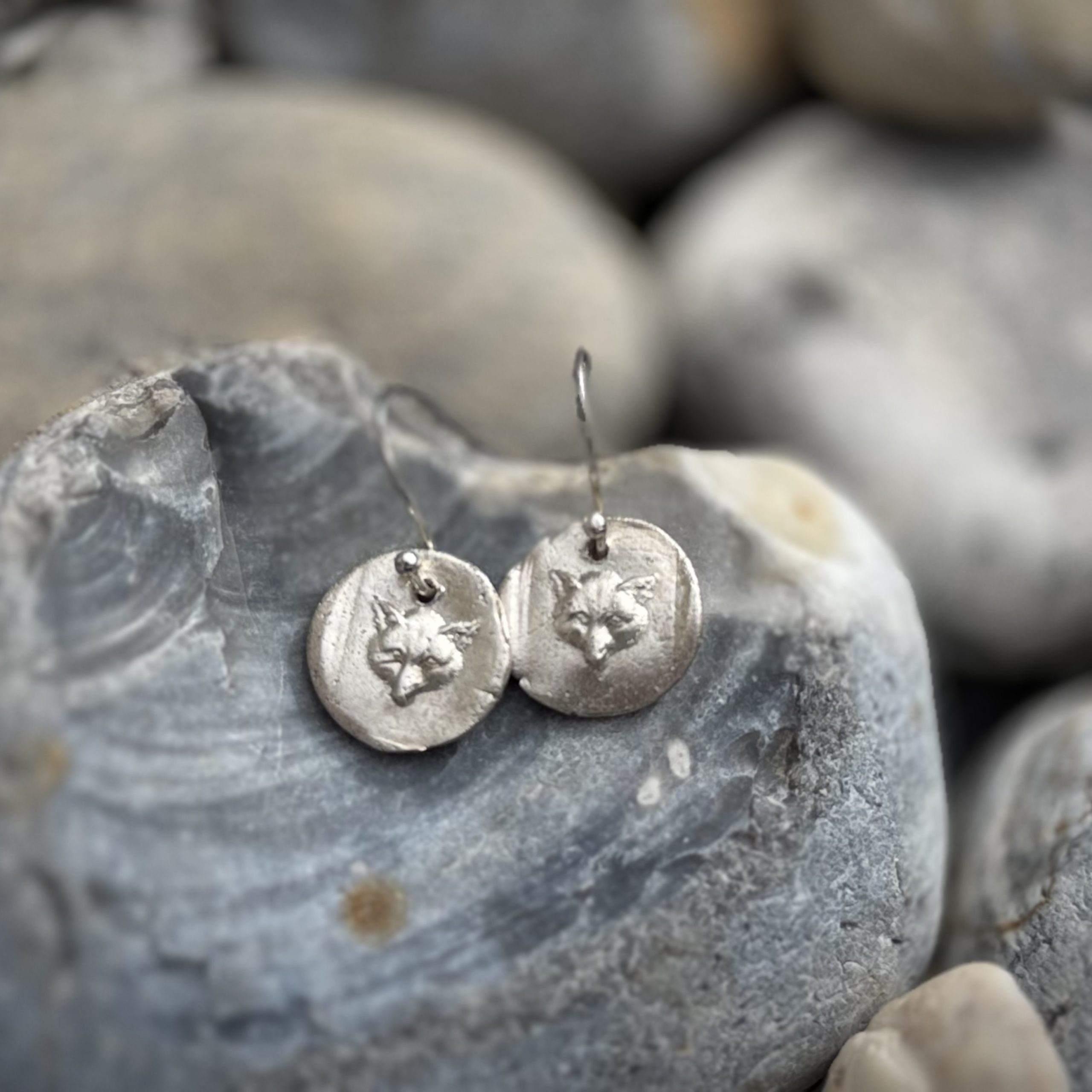 Fox Wax Seal Earrings - Image 3